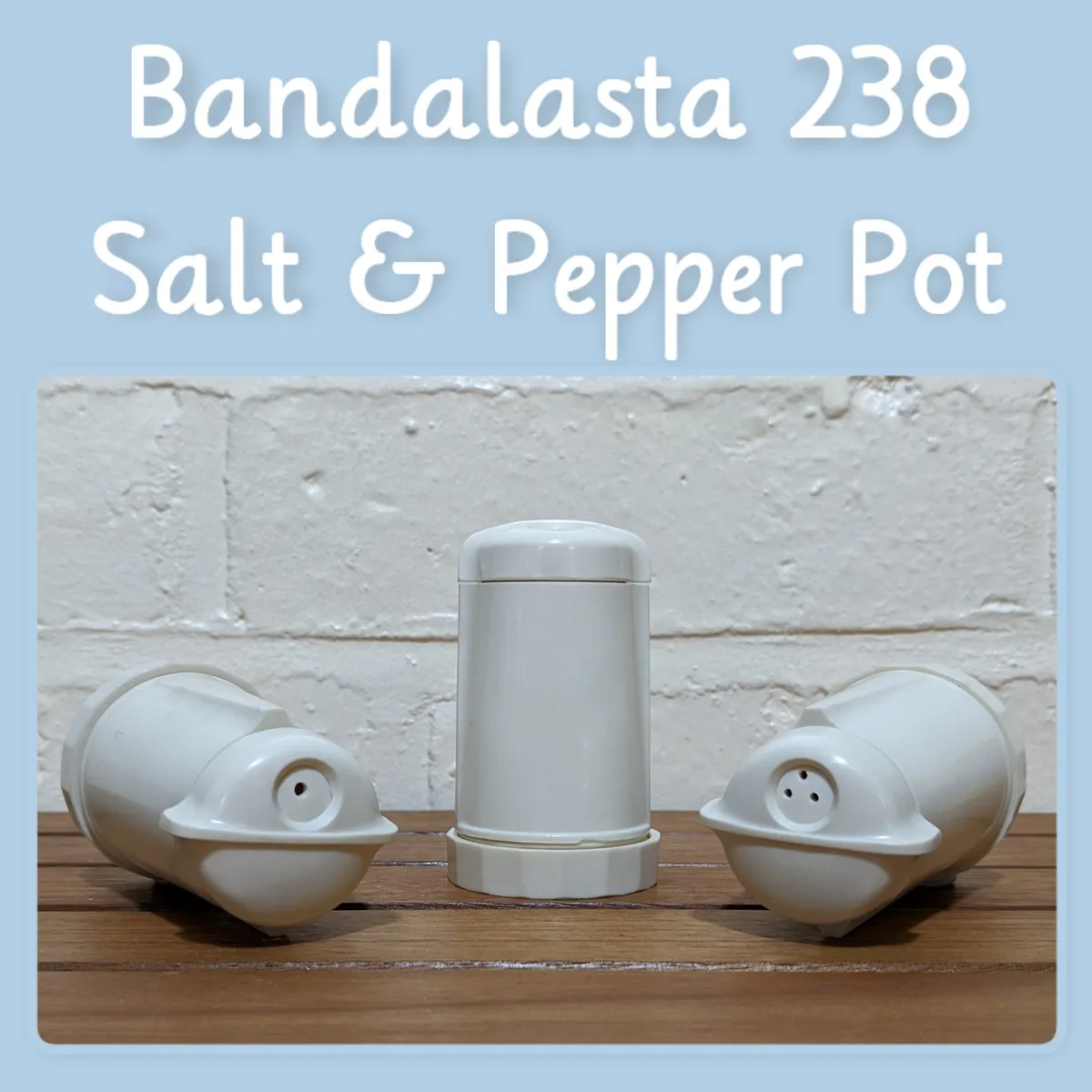 Bandalasta 238 combined salt and pepper pot