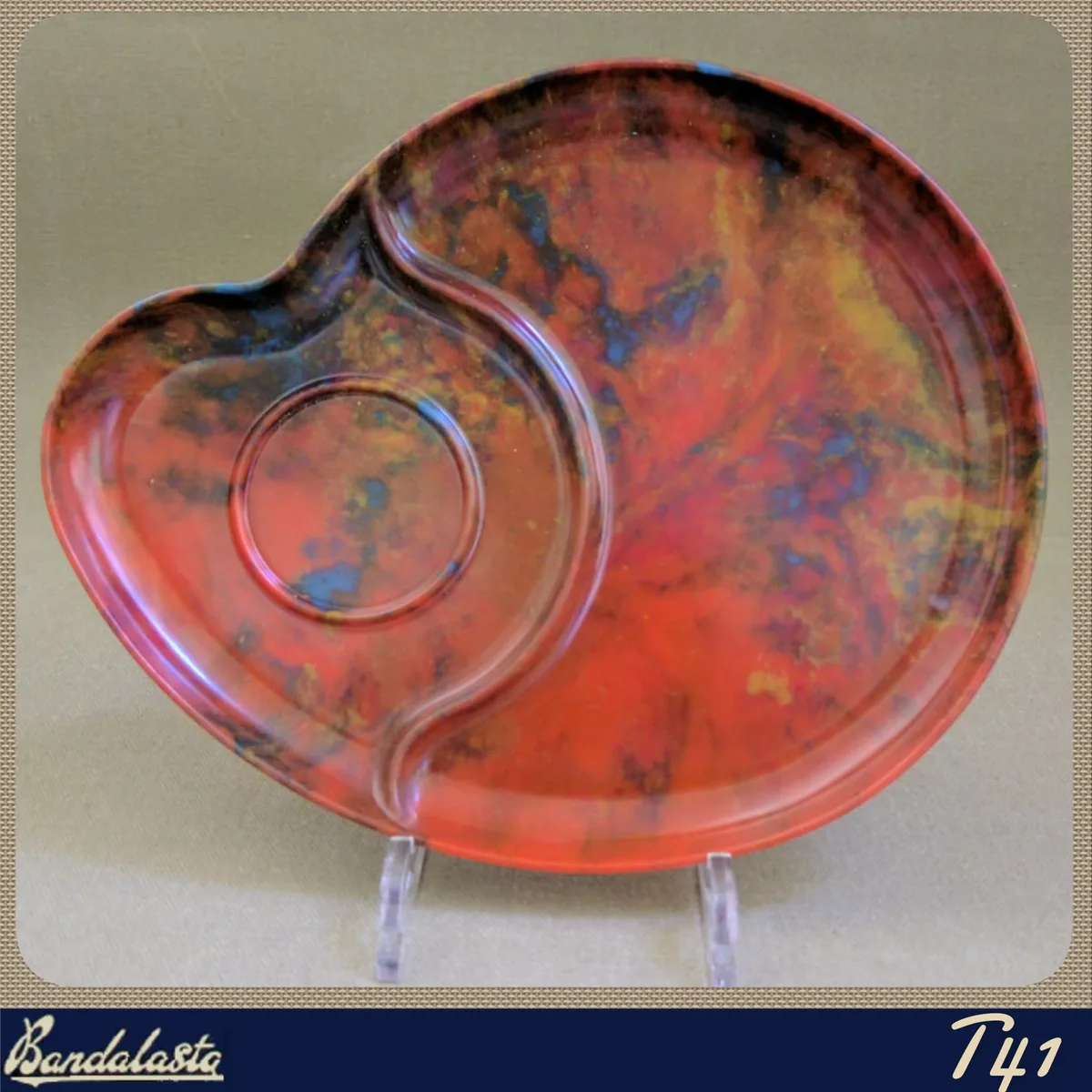 Bandalasta 169 t41tennis plate bandarouge