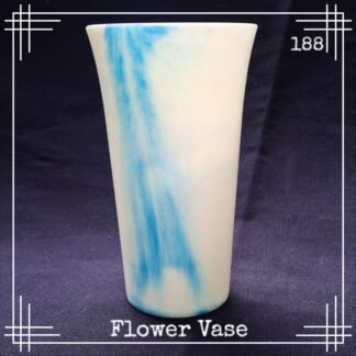 Bandalasta 188 bell tumbler vase blue marble