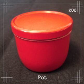 Bandalasta 206 storage pot red