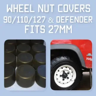 Land Rover defender 27mm wheel nut covers