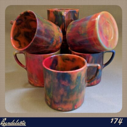 bandalasta fiesta 3/4 pint mug bandarouge