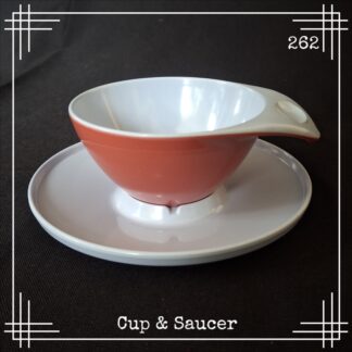 Fiesta 262/3 stacking cup and saucer