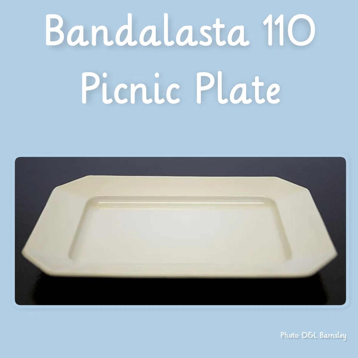 Bandalasta 110 picnic plate