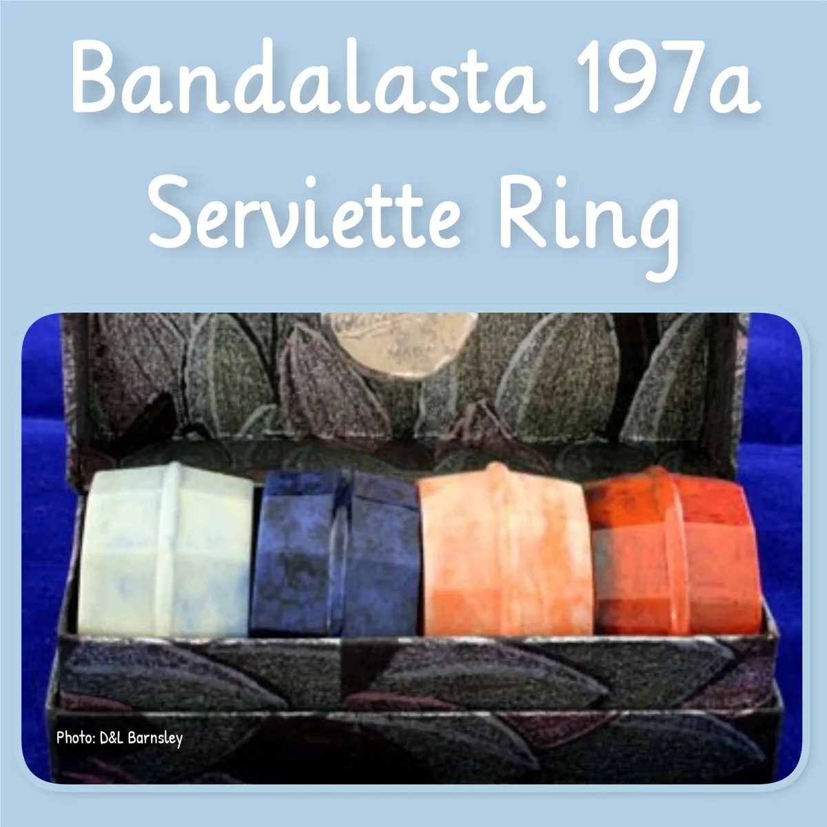 Bandalasta 197a serviette rings