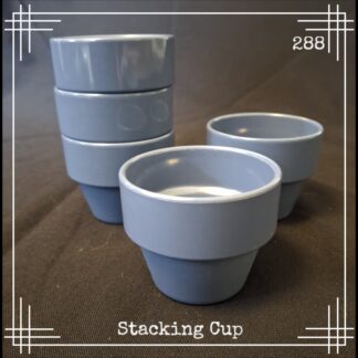 288 stacking espresso cup blue