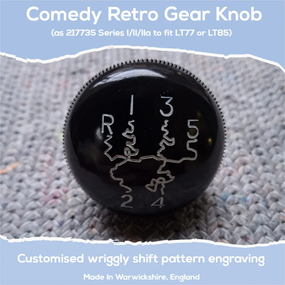 LRCML knob gear 217735 LT77 1/2UNF wriggly