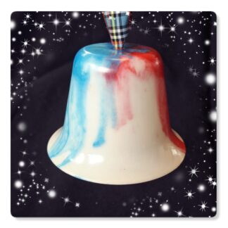 red white blue marble bandalasta bauble