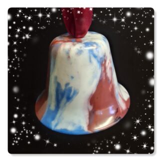 claret & blue marble bandalasta bauble