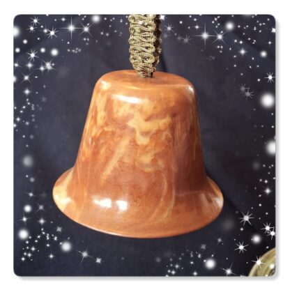 brown gold marble bandalasta bauble