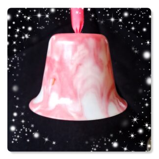 pink marble bandalasta bauble