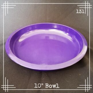 Bandalasta 131 floating candle dish 10" dia dark violet