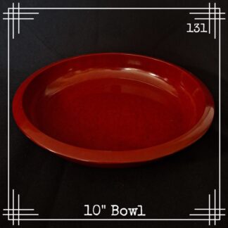 Bandalasta 113 floating candle dish 10" dia maroon