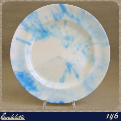 bandalasta 146 plate 8" blue marble