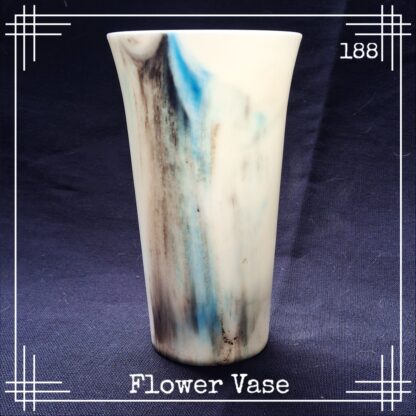 Bandalasta 188 bell tumbler vase blue black marble