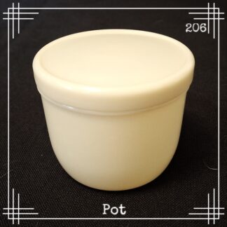 Bandalasta 206 storage pot ivory