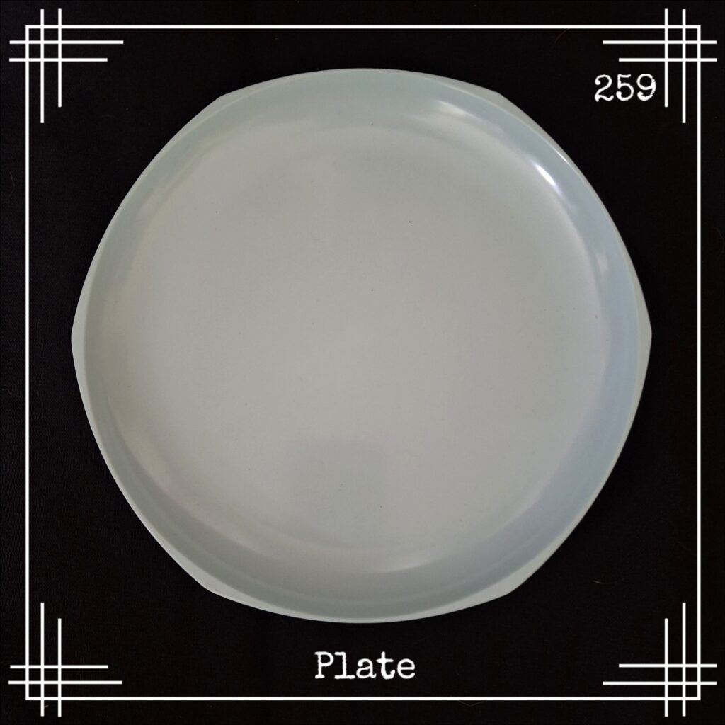 Fiesta 259 rounded hexagonal plate 9.25 inch dia