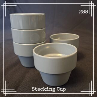 288 stacking espresso cup grey