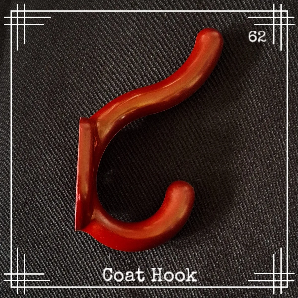 bandalasta 62 double hat & coat hook