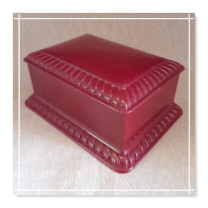 Bandalasta 149 trinket box maroon