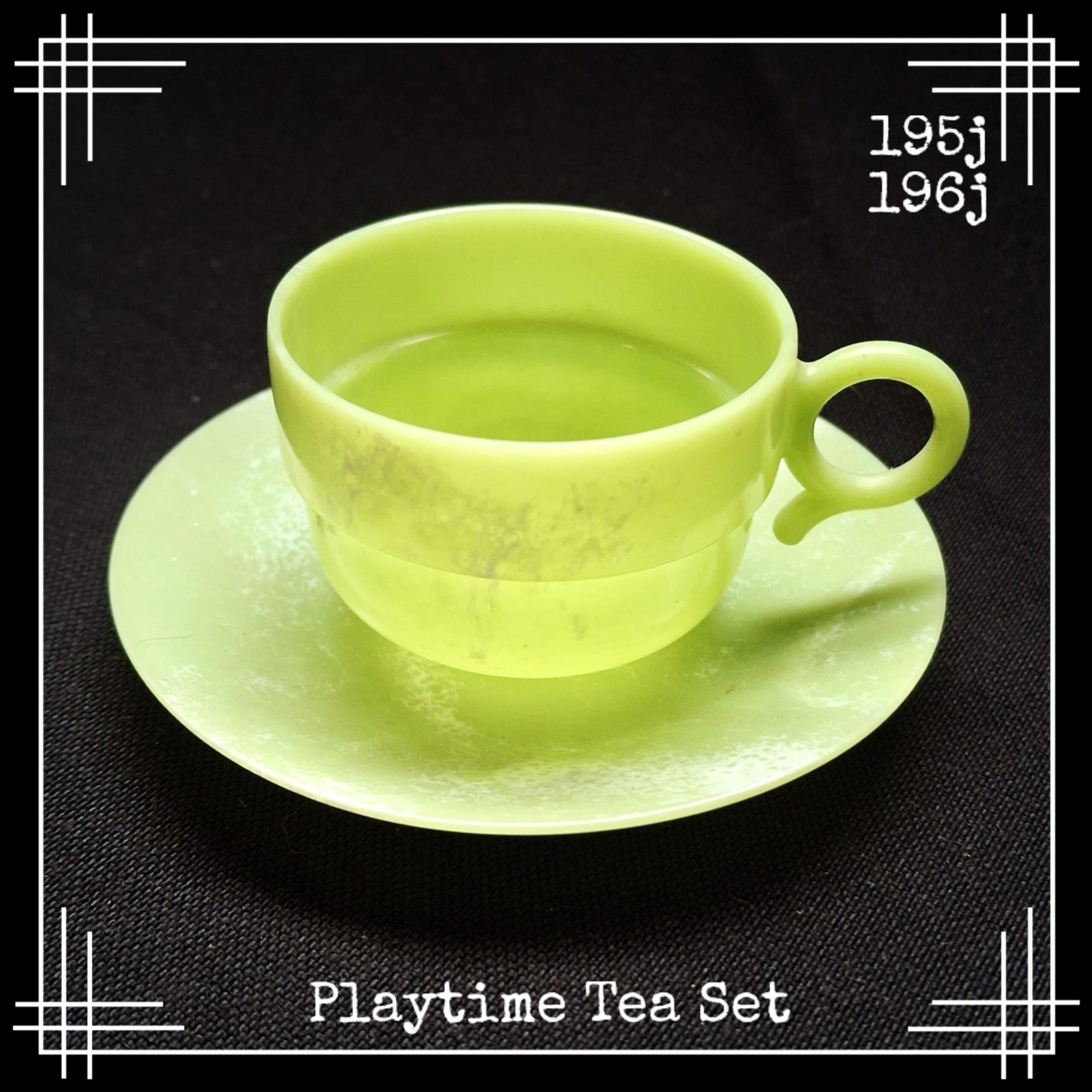 Bandalasta 195j tea cup & 196j saucer playtime tea set