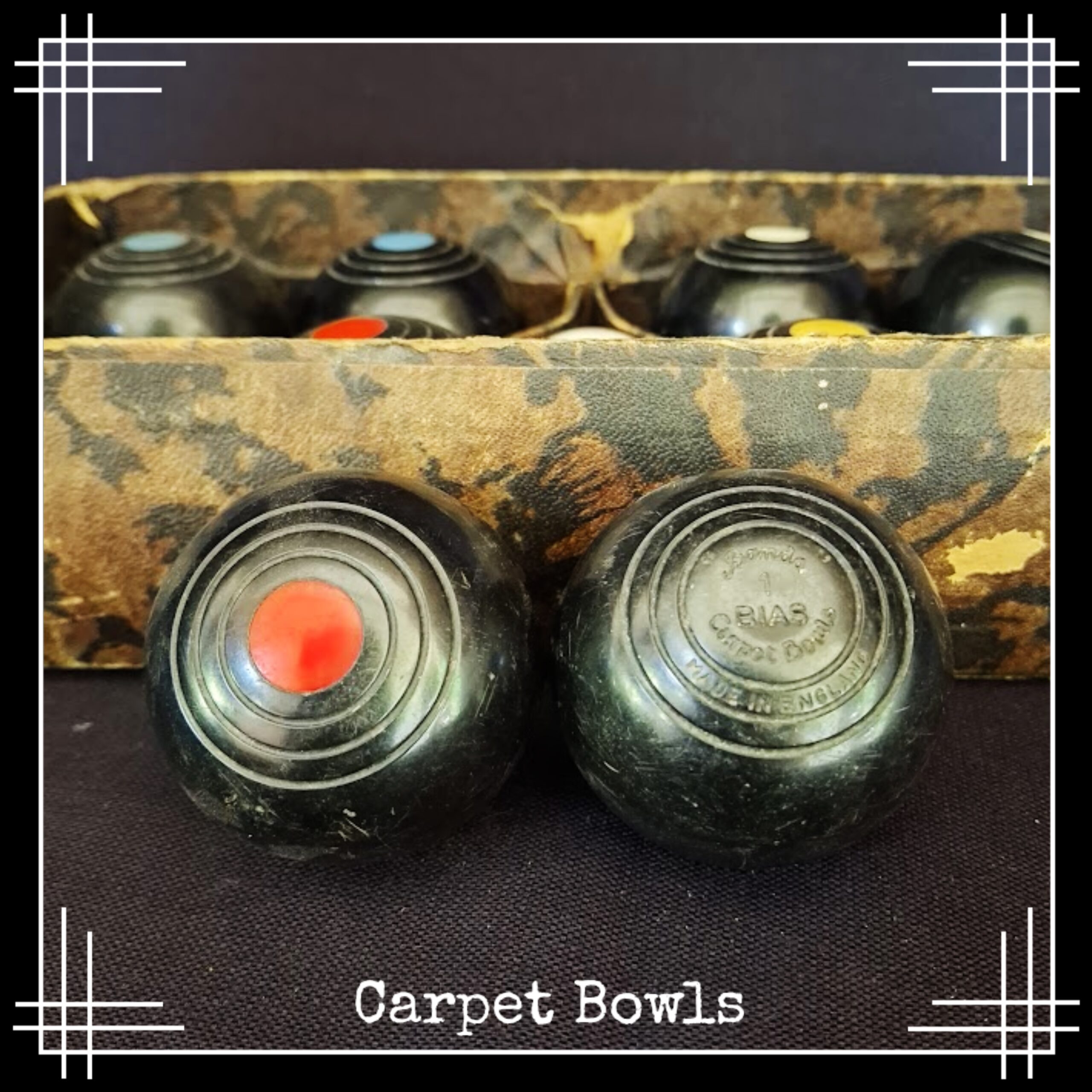 Banda carpet bowls 2" diameter 1 bias