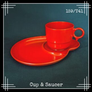 bandalasta 159 nesting tea cup and breakfast tennis saucer plate