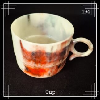 Deep pattern nesting tea cup bandalasta 194