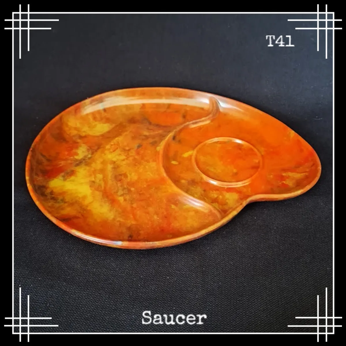 bandalasta T41 breakfast tennis saucer plate