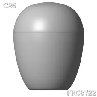 Knob C26 shape plain